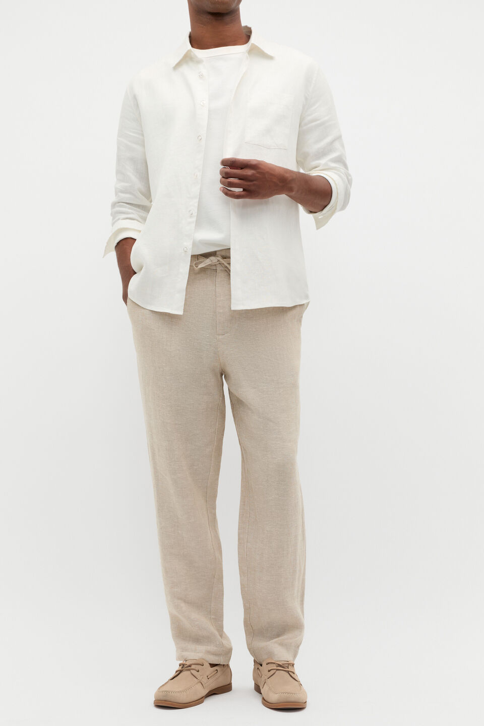 Linen Trouser  Almond