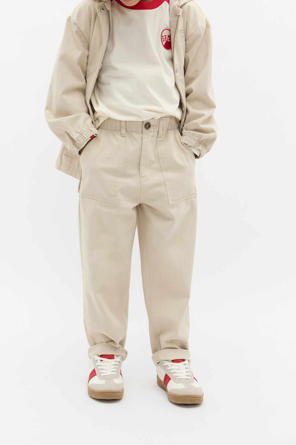 Relaxed Pant | Cool Stone | Seed Heritage NZ