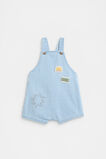 Patched Denim Overall  Light Wash  hi-res