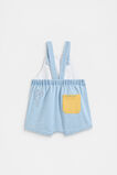 Patched Denim Overall  Light Wash  hi-res