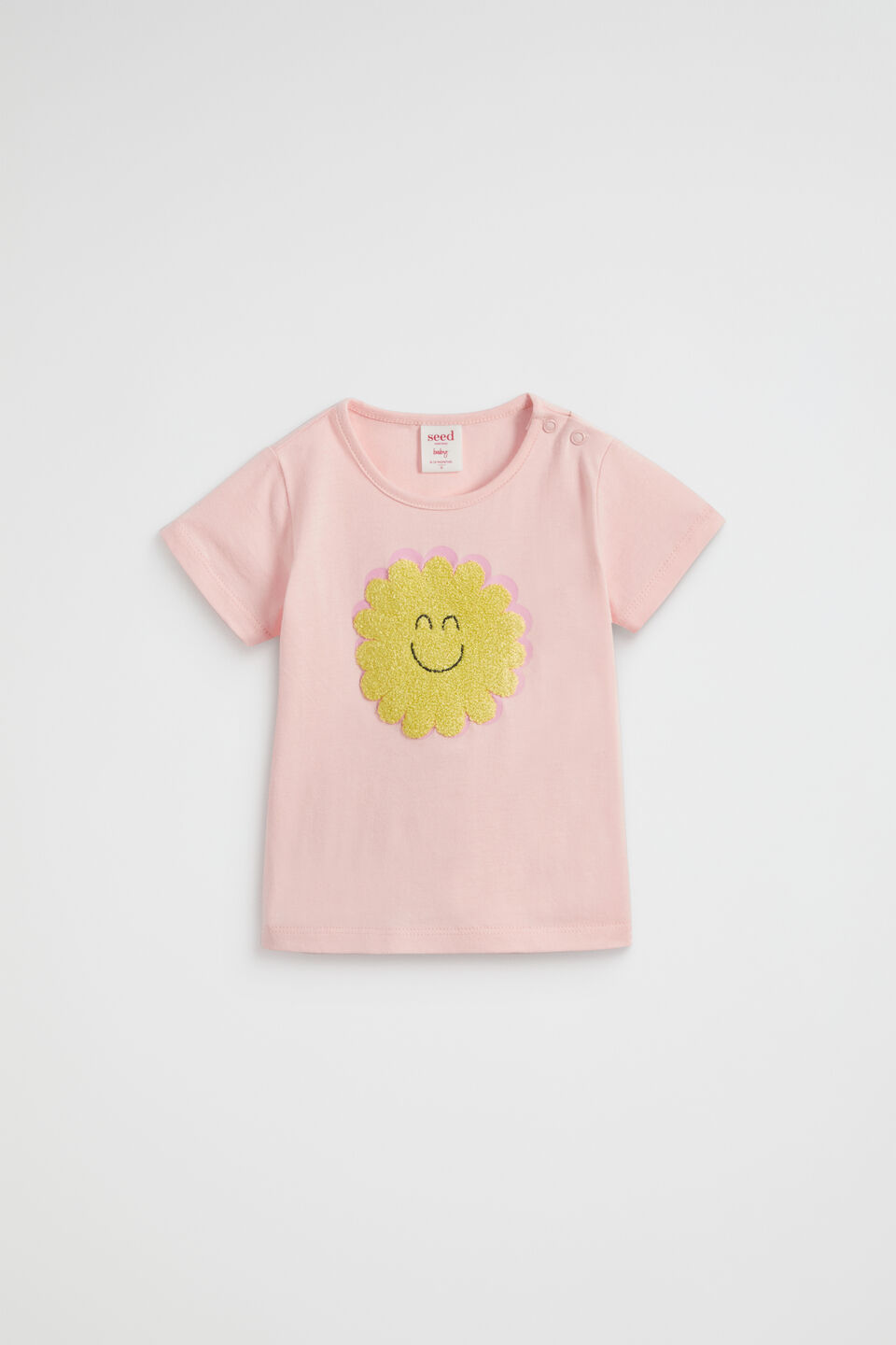 Flower Tee  Dusty Rose
