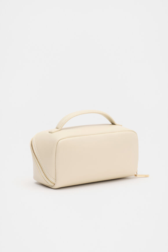 Zip Around Cosmetic Case Small  Stone  hi-res
