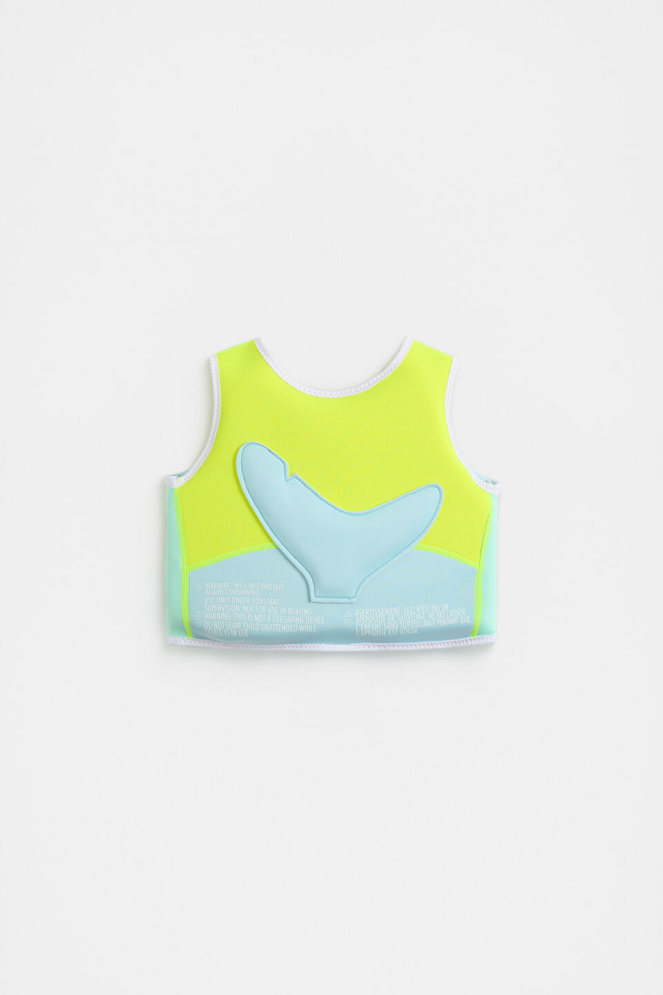 Salty The Shark Swim Vest  Yellow