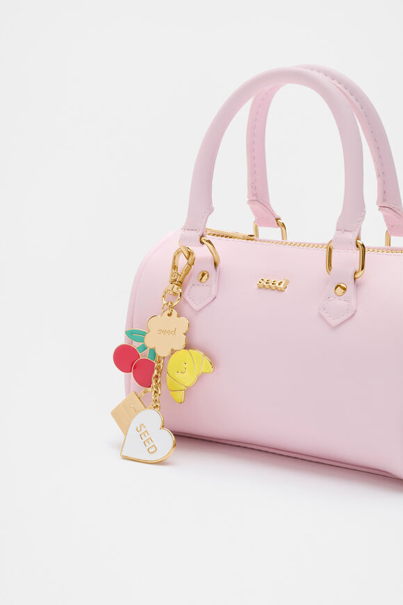Croissant Jumble Bag Charm  Multi  hi-res
