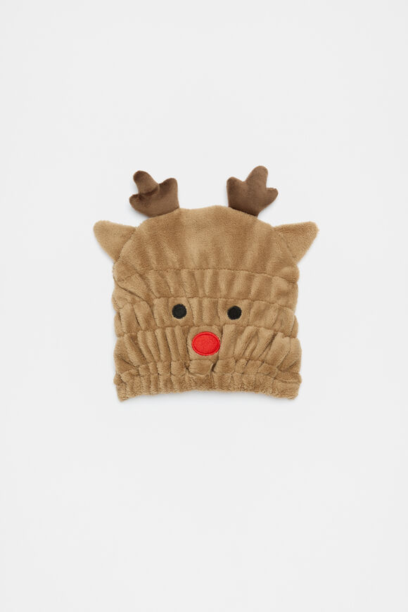 Reindeer Bath Beanie  Multi  hi-res
