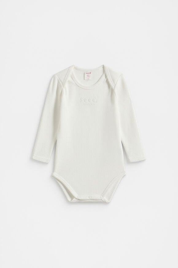 Logo Waffle Bodysuit  Canvas  hi-res
