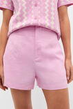 Core Linen Waisted Short  Fairy Floss  hi-res