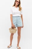 Textured Polo Knit  Whisper White  hi-res