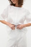Core Linen Tee  Whisper White Core Linen Tee  Whisper White  hi-res