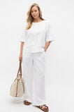 Core Linen Tee  Whisper White Core Linen Tee  Whisper White  hi-res