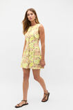 Linen Vintage Floral Mini Dress  Vintage Floral  hi-res