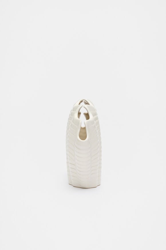 Shell Vase  Cloud Cream Shell Vase  Cloud Cream  hi-res