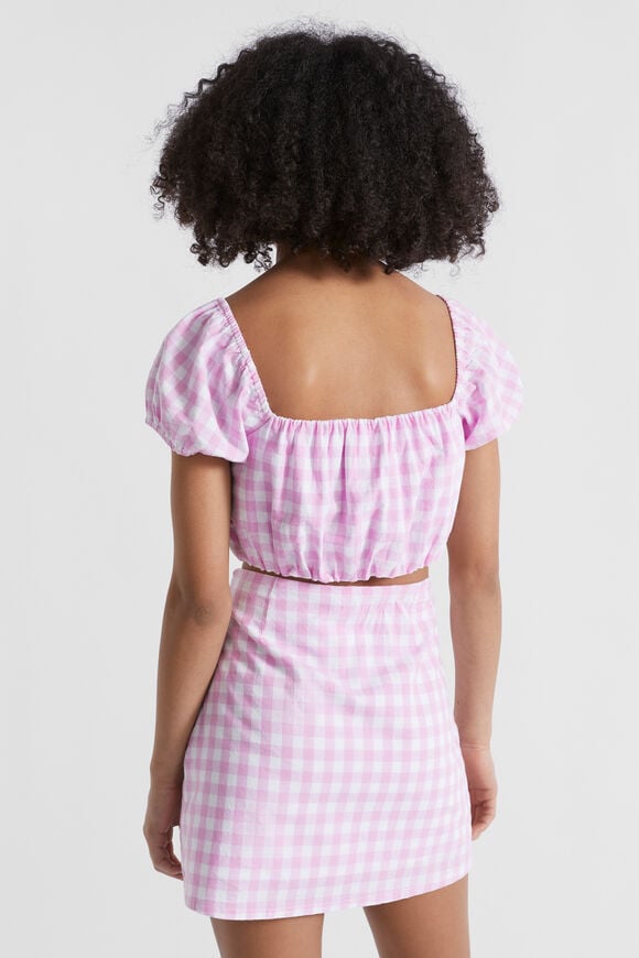 Check Top  Soft Orchid Check Top  Soft Orchid  hi-res