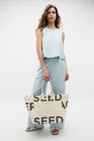 Cropped Logo Tote  Black  hi-res