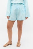 Linen Button Tab Short  Skyway  hi-res