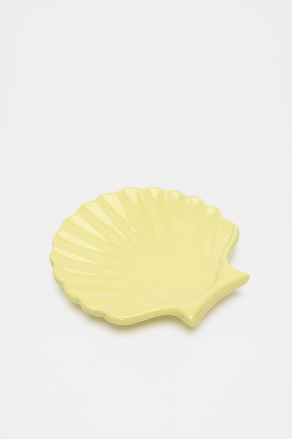 Shell Mini Dish  Lemongrass Shell Mini Dish  Lemongrass  hi-res