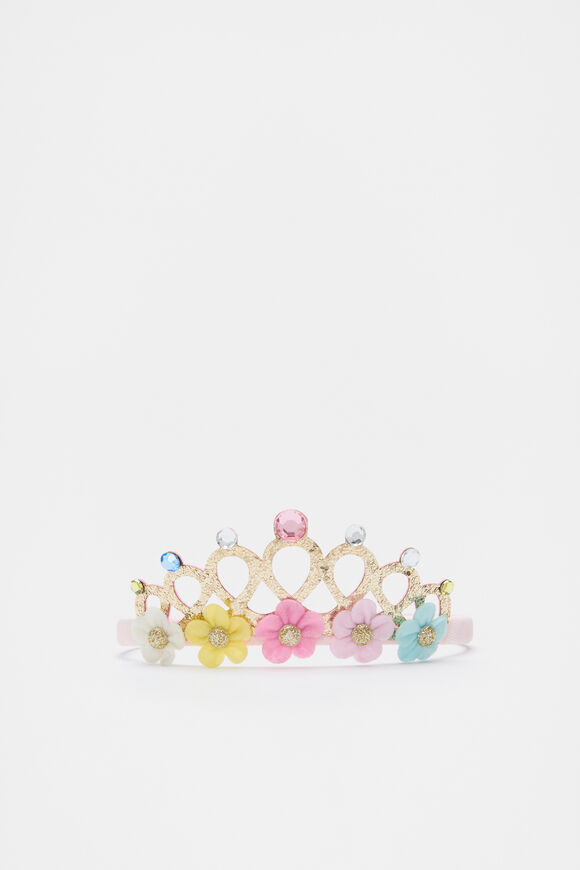 Glitter Flower Crown  Multi Glitter Flower Crown  Multi  hi-res