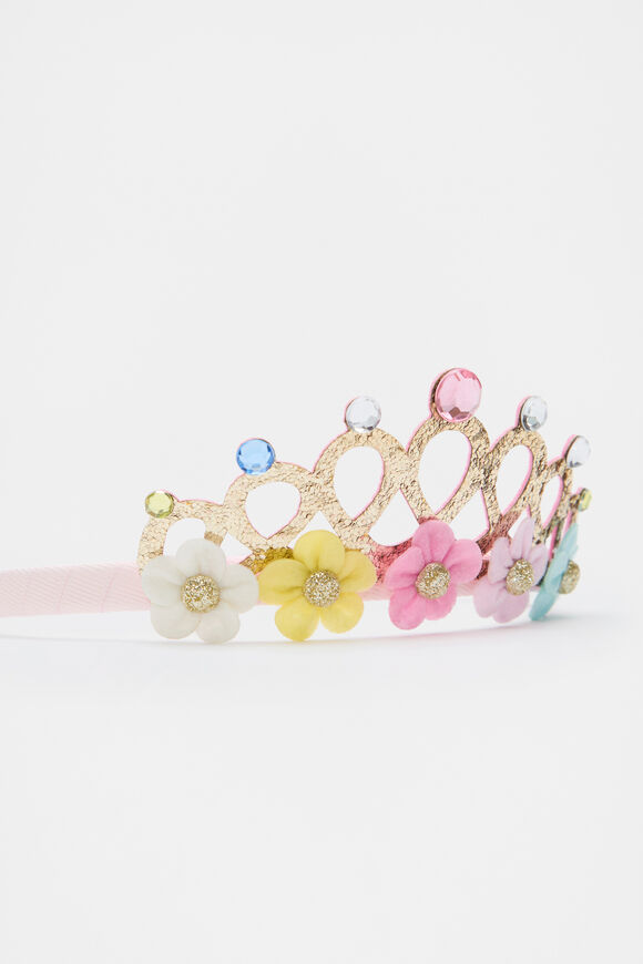 Glitter Flower Crown  Multi Glitter Flower Crown  Multi  hi-res