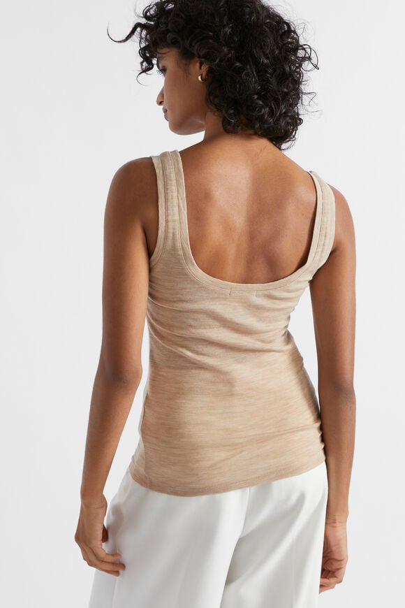 Babywool Tank  Champagne Beige Marle Babywool Tank  Champagne Beige Marle  hi-res