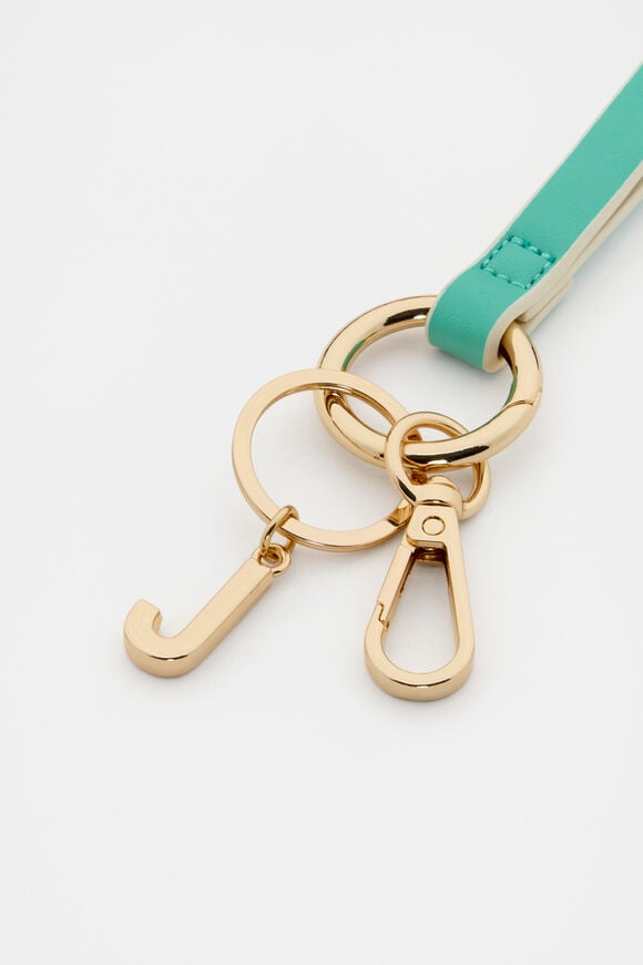 Deep Emerald Wrist Letter Strap  J Deep Emerald Wrist Letter Strap  J  hi-res