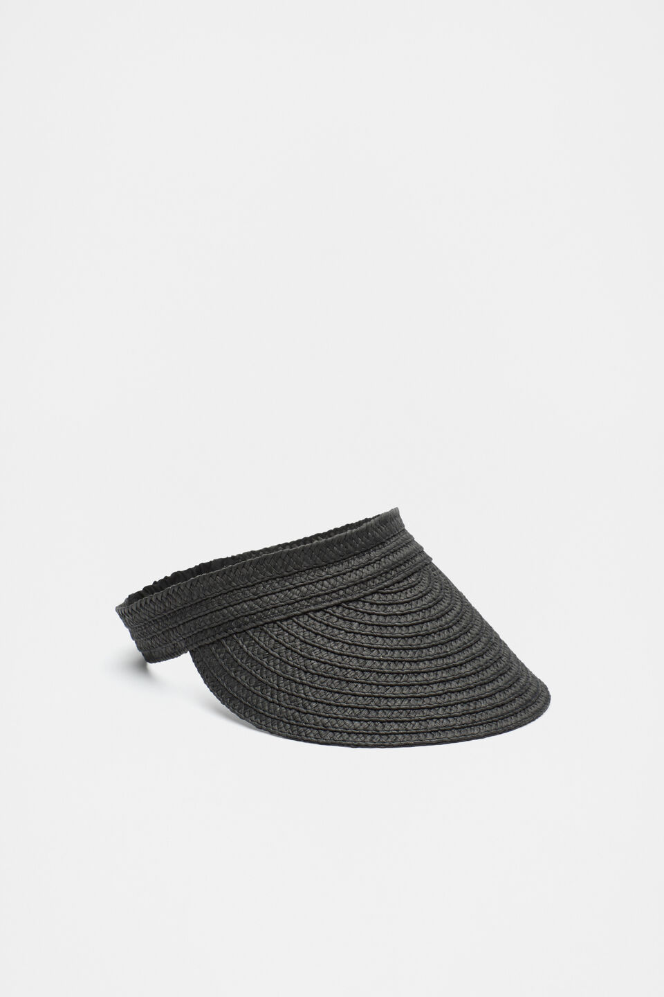 Woven Wrap Visor  Black