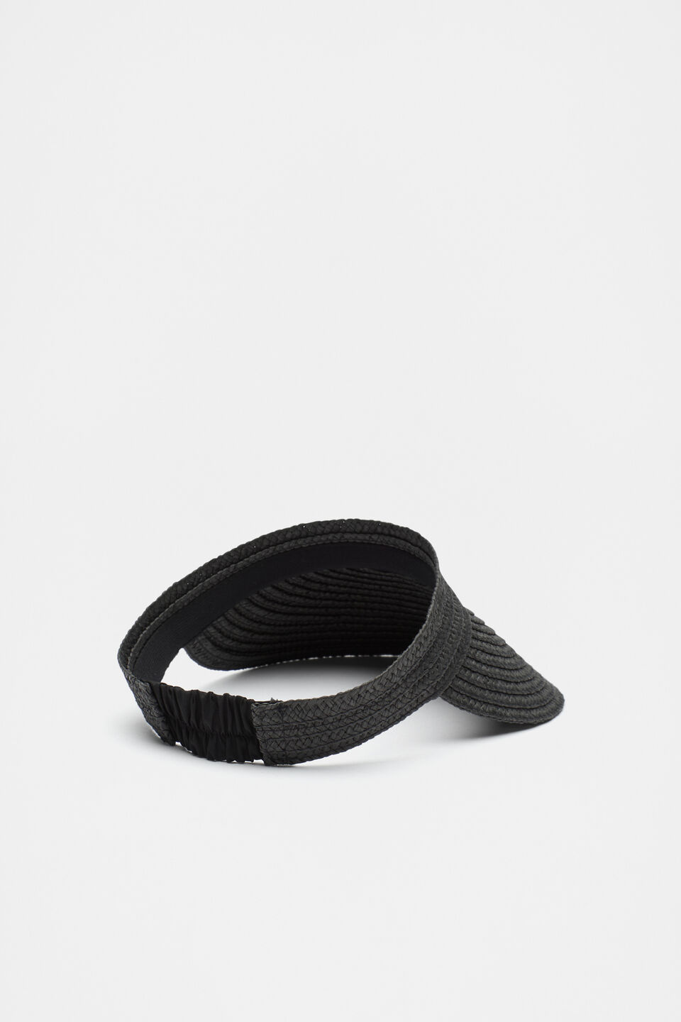 Woven Wrap Visor  Black