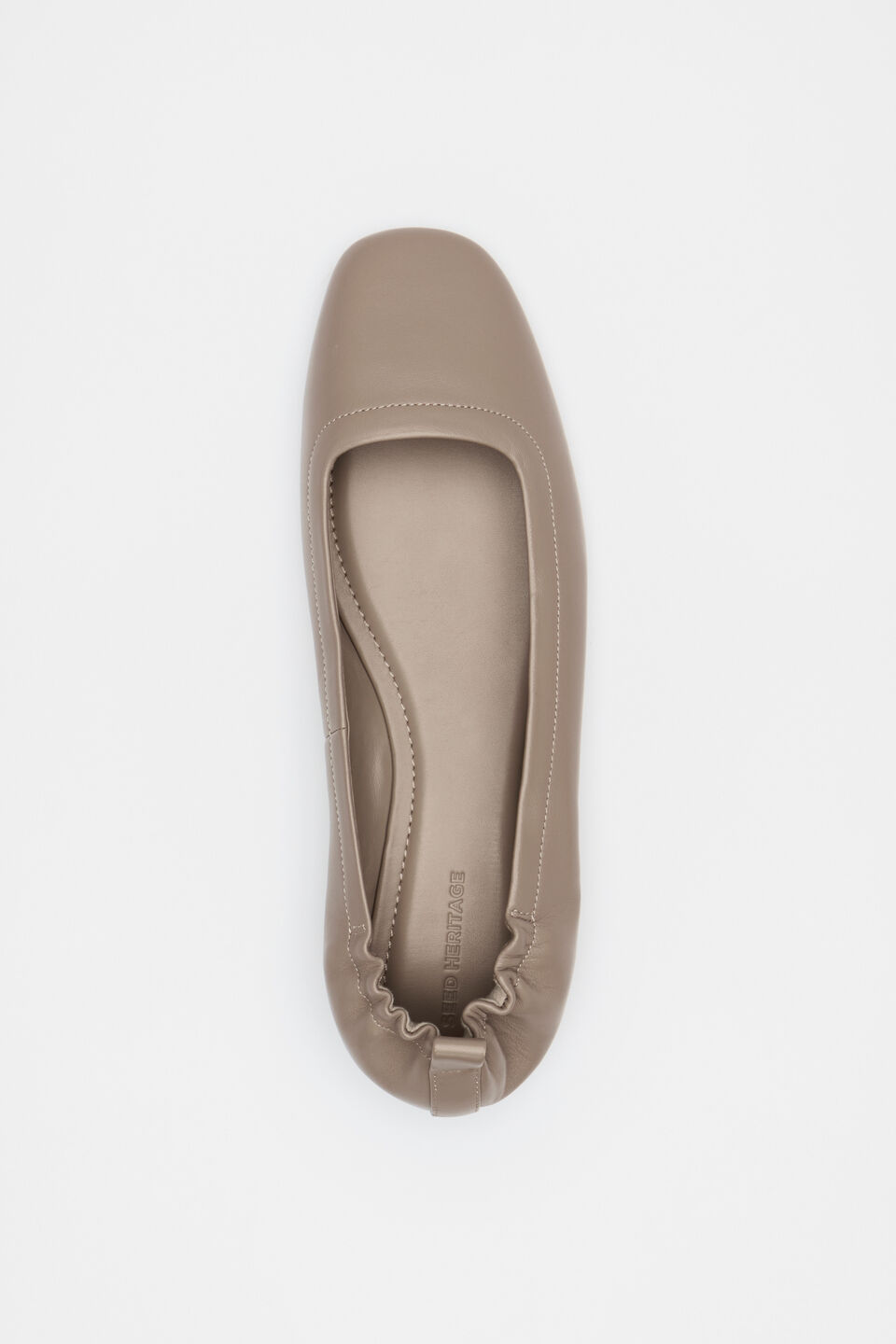 Addie Elasticated Ballet Flat  Cookie
