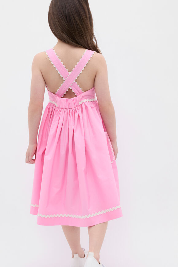 Ric Rac Dress  Candy Pink Ric Rac Dress  Candy Pink  hi-res