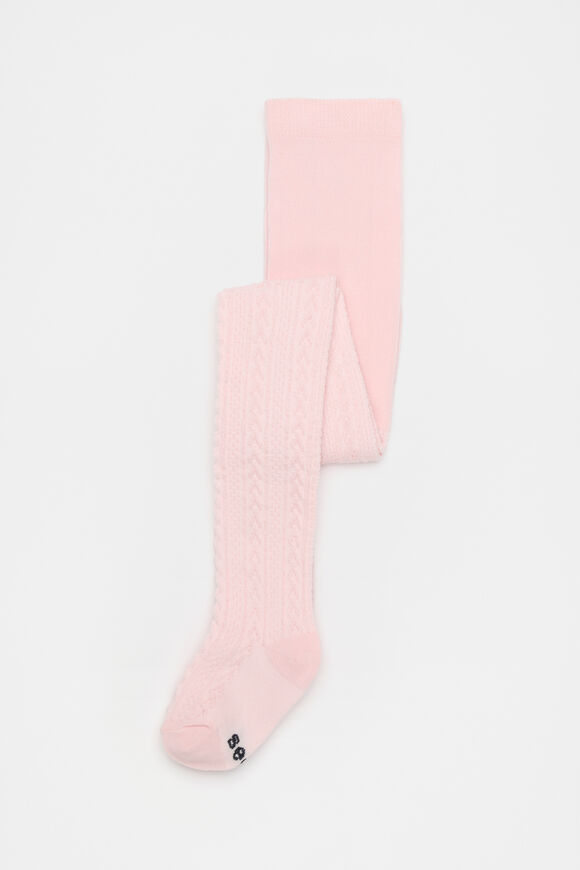 Cable Knit Tights  Light Pink Cable Knit Tights  Light Pink  hi-res