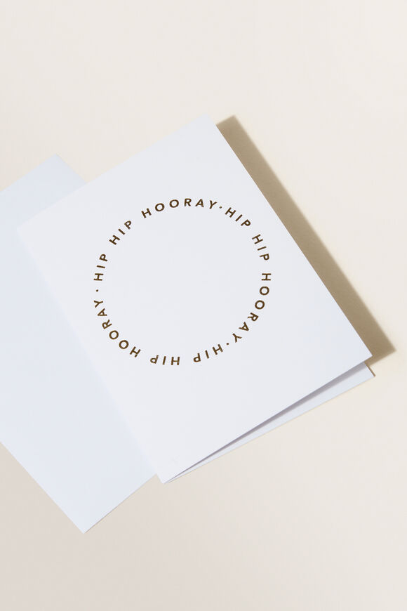 Greeting Card  Hip Hip Hooray Greeting Card  Hip Hip Hooray  hi-res