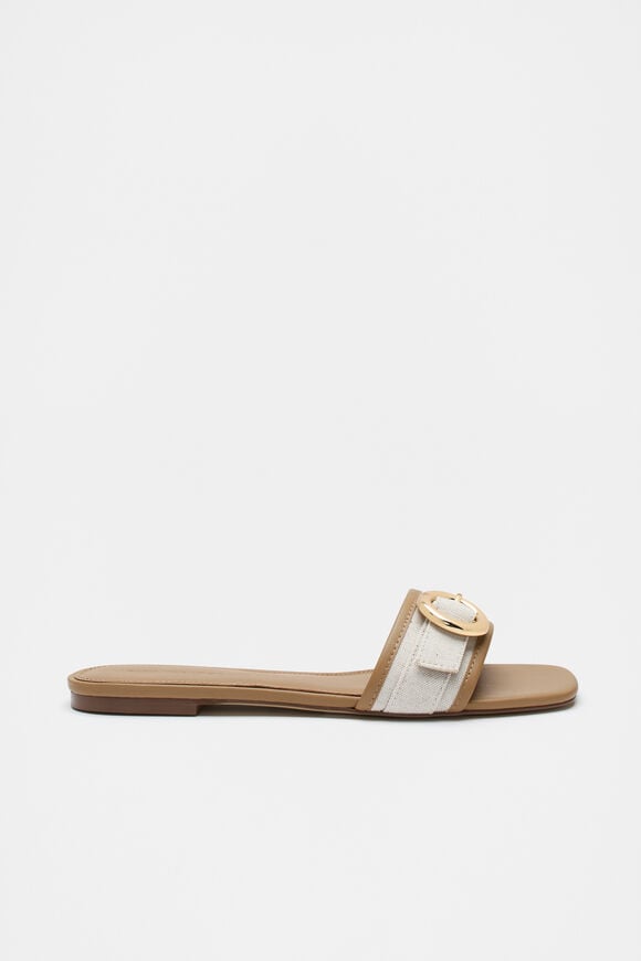 Paris Rounded Buckle Slide  Caramel Paris Rounded Buckle Slide  Caramel  hi-res