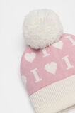 Heart Initial Beanie  I  hi-res
