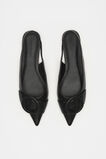 Ren Circle Buckle Slingback  Black  hi-res