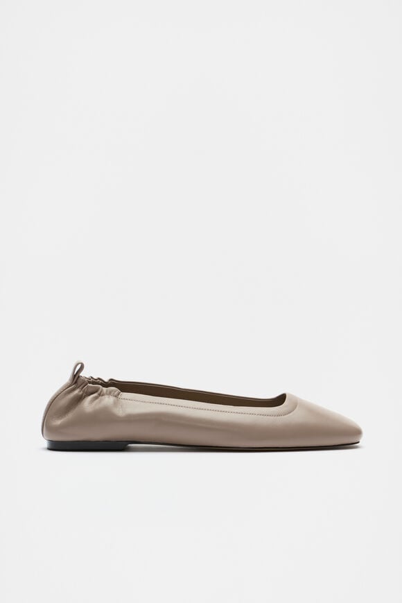Addie Elasticated Ballet Flat  Cookie Addie Elasticated Ballet Flat  Cookie  hi-res