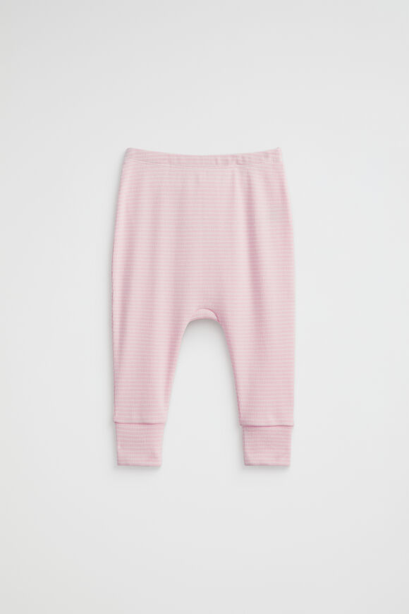 Core Rib Logo Legging  Posie Stripe Core Rib Logo Legging  Posie Stripe  hi-res