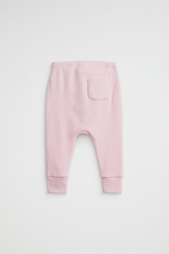 Core Rib Logo Legging  Posie Stripe Core Rib Logo Legging  Posie Stripe  hi-res