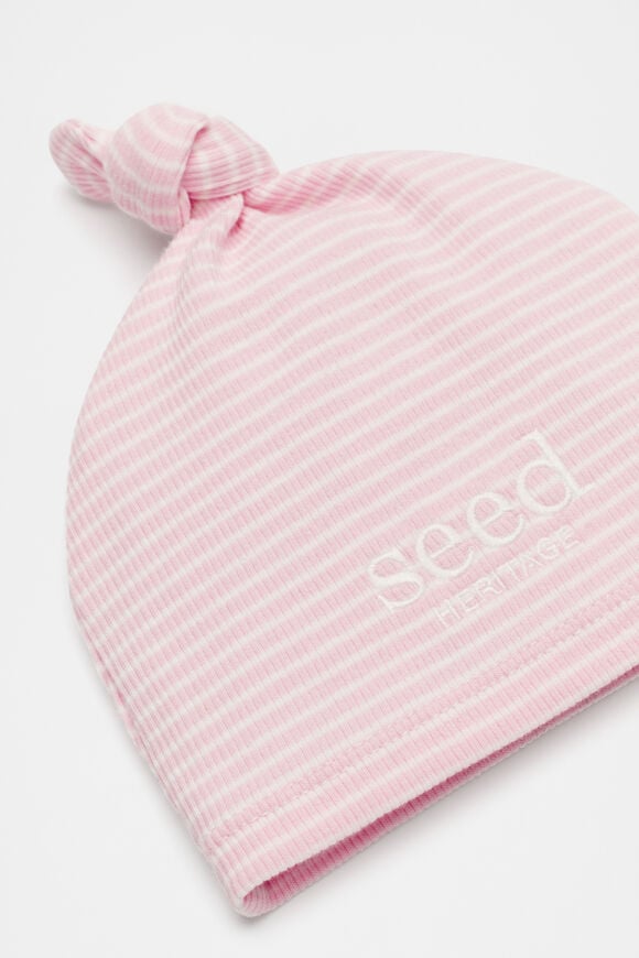 Core Logo Knot Hat  Posie Stripe Core Logo Knot Hat  Posie Stripe  hi-res