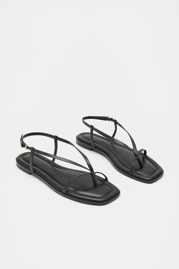 Chiara Flat Sandal  Black Chiara Flat Sandal  Black  hi-res
