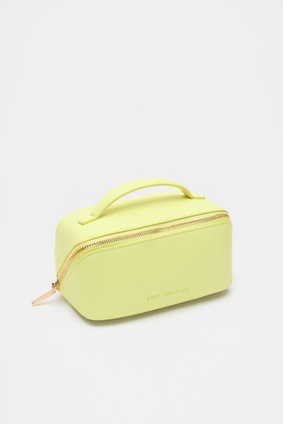 Zip Around Cosmetic Case Small  Lemongrass Zip Around Cosmetic Case Small  Lemongrass  hi-res