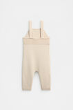 Rib Knit Overall  Soft Cream  hi-res