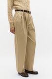 Twill Pleat Pant  Cashew  hi-res