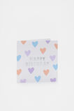 Happy Birthday Hearts Card  Multi  hi-res