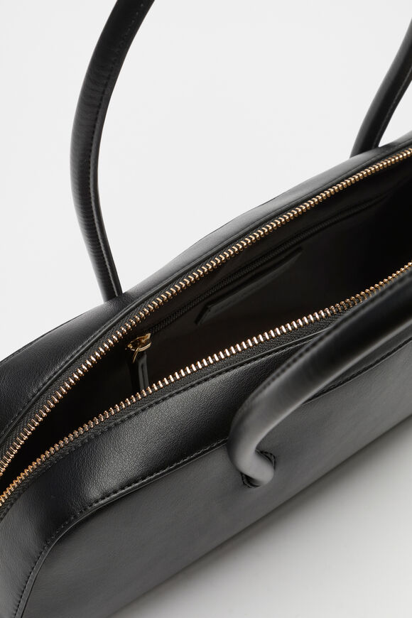 Structured Shoulder bag  Black Structured Shoulder bag  Black  hi-res