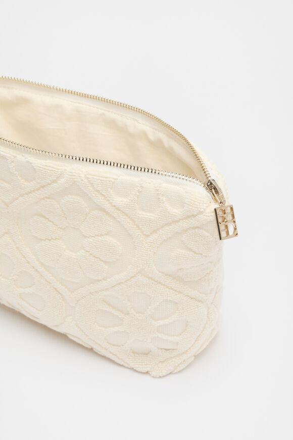 Flower Pouch  Buttercream Flower Pouch  Buttercream  hi-res