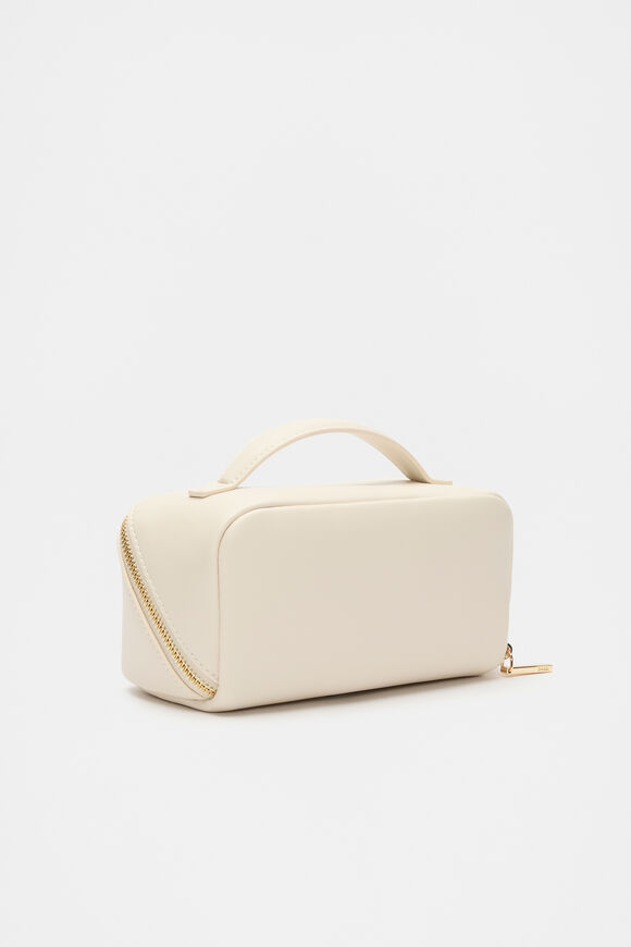 Zip Around Cosmetic Case Small  Stone Zip Around Cosmetic Case Small  Stone  hi-res