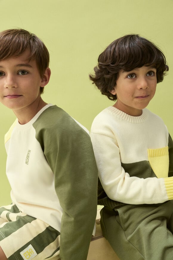 Colourblock Knit  Multi Colourblock Knit  Multi  hi-res