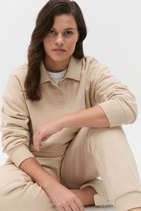 Terry Polo  Latte Marle Terry Polo  Latte Marle  hi-res