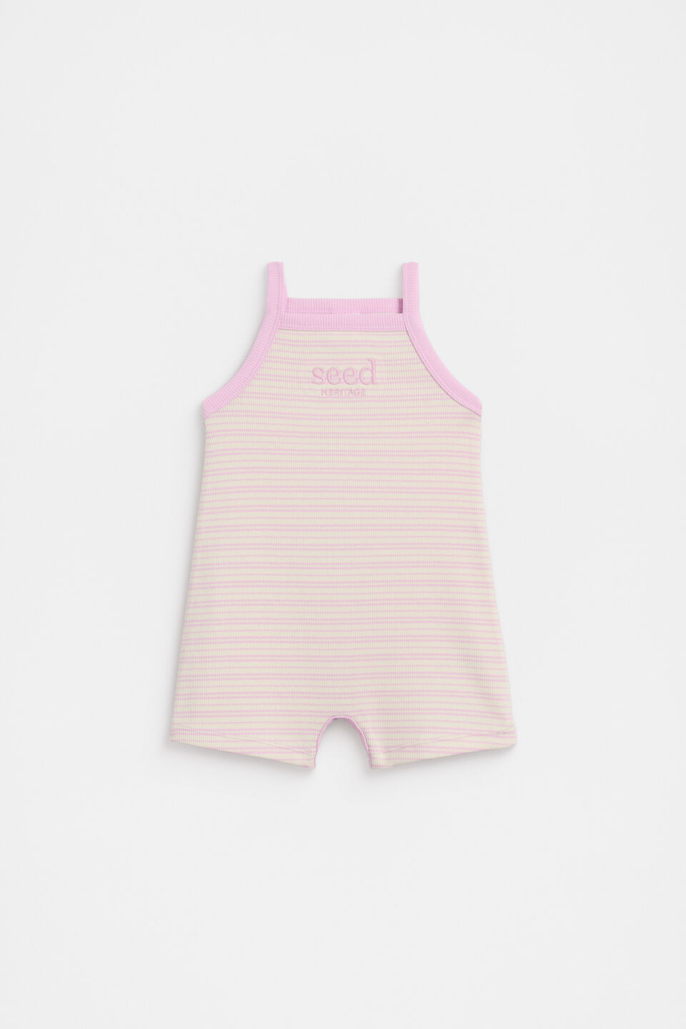 Logo Rib Jumpsuit  Blossom