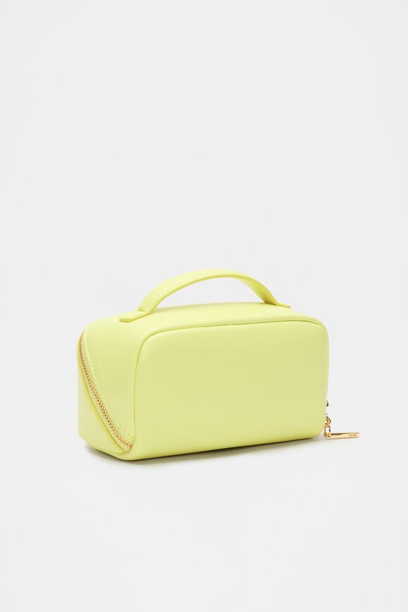 Zip Around Cosmetic Case Small  Lemongrass Zip Around Cosmetic Case Small  Lemongrass  hi-res