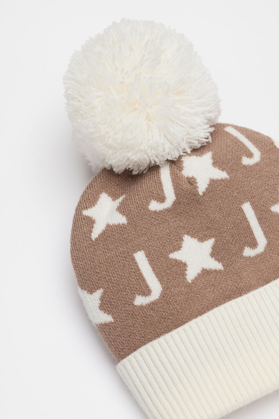 Star Initial Beanie  J
